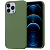 iPhone 13 Mini Soft Solid Silicone Case (Full Buttom Cover) - DARK GREEN (Only Ground Shipping)