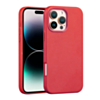 New Leather Case with Wireless Charger - HOT PINK for iPhone 16 Pro (Only Ground Shipping)