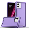 Slim Non-Slip Transparent Matte Case - PURPLE for iPhone 16 Plus (Only Ground Shipping)