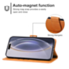 Leather Wallet Case with Card Slot - BROWN for iPhone 16 Pro (Only Ground Shipping)
