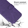 Leather Wallet Case with Card Slot - PURLE for iPhone 16 Pro (Only Ground Shipping)