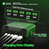 2UUL PC12 Smart Digital Display Multi-Port Desktop Charger (100W) (Only Ground Shipping)