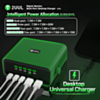 2UUL PC12 Smart Digital Display Multi-Port Desktop Charger (100W) (Only Ground Shipping)