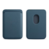 Leather Magnetic Card Wallet Holder - DARK BLUE (Only Ground Shipping)