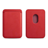 Leather Magnetic Card Wallet Holder - RED (Only Ground Shipping)