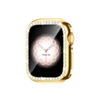 iWatch 46mm Stone PC Bumper Case with Tempered Glass - GOLD (Only Ground Shipping)