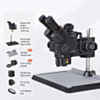 QianLi 6558 Gorilla Microscope (with Base) & CTV 0.7X & Positioning Light Modeul & UV Curing Lamp & Thermal Camera 256F & 0.7x Teleconverter & Storage Silicone Pad & Fine Adjustment Bracket (Only Ground Shipping)