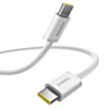 BASEUS USB C-C Dynamic 4 Braided Fast Charging Data Cable (WHITE) (100w) (3ft) (Only Ground Shipping)