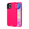 Silicone Design Heavy Duty Case - HOT PINK for iPhone 12 Mini (Only Ground Shipping)