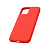 Soft Solid Silicone Case (Full Buttom Cover) - RED for iPhone 12 Pro Max (Only Ground Shipping)