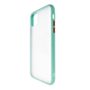Hard PC Rear / Soft TPU Colorful Border Case - Style 3 for iPhone 12 / 12 Pro (Only Ground Shipping)