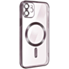 Shiny Wireless Charging Clear Case - PURPLE for iPhone 11 (Only Ground Shipping)