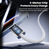 Toocki Compact Zinc Alloy USB C-C Super-Fast Charging Data Cable (100W) (3ft) (Only Ground Shipping)