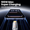 Toocki Compact Zinc Alloy USB C-C Super-Fast Charging Data Cable (100W) (3ft) (Only Ground Shipping)