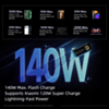 BASEUS PicoGo AH11 Digital Display Fast Charger 3C+U (140W) with 240w C-C Charging Cable (COSMIC BLACK) (Only Ground Shipping)