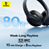 BASEUS Bass BH1 Lite Wireless Headphones (COSMIC BLACK) (Only Ground Shipping)