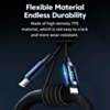 Toocki USB C-L Non-MFI Fast Charging Data Cable with Display (BLACK) (6ft) (20W) (Only Ground Shipping)