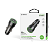 Esoulk PD QC USB A+C Car Charger (BLACK) (30W) (Only Ground Shipping)