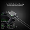 Esoulk PD&QC Wall Charger with C-C USB Cable (5ft) (30W) (BLACK) (Only Ground Shipping)