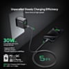 Esoulk PD&QC Wall Charger with C-C USB Cable (5ft) (30W) (BLACK) (Only Ground Shipping)