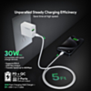 Esoulk PD&QC Wall Charger with C-C USB Cable (WHITE) (5ft) (30W) (Only Ground Shipping)