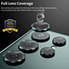 Camera Lens Protector with Metal Ring for Galaxy S22 Ultra(Green)