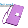 Elegant Leather Wallet Case - PURPLE for iPhone 12 Mini (Only Ground Shipping)