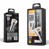 LDNIO C407Q QC3.0 Dual USB-A Car Charger with USB A-M Cable (3ft) (30W) (Only Ground Shipping)