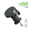 Esoulk 2-in-1 Magnetic Wireless Car Charging (15W) (BLACK) (Only Ground Shipping)