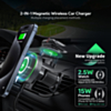 Esoulk 2-in-1 Magnetic Wireless Car Charging (15W) (BLACK) (Only Ground Shipping)