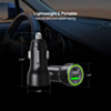 Esoulk PD & QC USB A+C Car Charger (BLACK) (20W) (Pack of 12) (Only Ground Shipping)