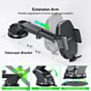 Esoulk Wireless Charger Car Holder (BLACK) (15W) (Only Ground Shipping)