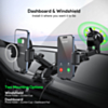 Esoulk Wireless Charger Car Holder (BLACK) (15W) (Only Ground Shipping)