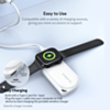Esoulk Smart Watch Wireless Charging Power Bank (1200 mAh) (WHITE) (Only Ground Shipping)