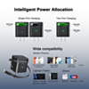 Esoulk Wall Charger Built-in Retractable with USB C Cable (BLACK) (65W) (Only Ground Shipping)
