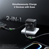 Esoulk Wall Charger Built-in Retractable with USB C Cable (BLACK) (65W) (Only Ground Shipping)