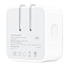 PowerPeak Dual USB-C PD Wall Power Adapter - (WHITE) (35W) (Only Ground Shipping)