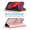 Elegant Leather Wallet Case ROSE GOLD for iPhone 11 Pro Max (Only Ground Shipping)