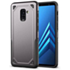 Armor Dual Layer Impact Shockproof Cover-DARK GRAY for Galaxy A8Plus 2018 (Only Ground Shipping)