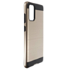 Galaxy S20 Plus Hybrid Metal Brushed Case- GOLD (Only Ground Shipping)