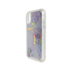 Marble Design Clear Bumper TPU Case - LIGHT BLUE for iPhone XR (Only Ground Shipping)