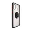 Hard PC Rear / Soft TPU Colorful Border Case with I- ring Holder - Style 7 for Galaxy A20E (Only Ground Shipping)