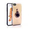 TPU Design Magnet Case with I-ring - GOLD for iPhone 8P / 7P (Only Ground Shipping)