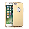 Super Slim TPU Case with Metal Desing Border - GOLD for iPhone 7G / 8G / SE 2020 (Only Ground Shipping)