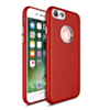 Super Slim TPU Case with Metal Design Border - RED for iPhone 8P / 7P (Only Ground Shipping)