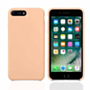 Soft Leather Silicone Case - BEIGE (High Quality Metarial) for iPhone 8P / 7P (Only Ground Shipping)