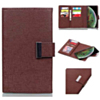 Fashion Wallet with Removable Magnet Case - BROWN for iPhone XR (Only Ground Shipping)