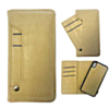 Genuine Leather Magnetic Wallet Case with Credit Card Slot - GOLD for iPhone XR (Only Ground Shipping)
