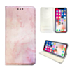 Marble Design Wallet Case - PINK for iPhone XR (Only Ground Shipping)