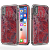 Marble Design BLACK Bumper Shockproof Case - RED for iPhone XR (Only Ground Shipping)